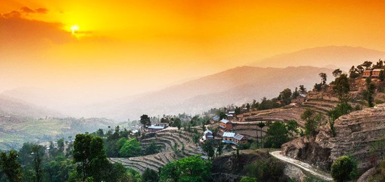 Sunrise at Nagarkot