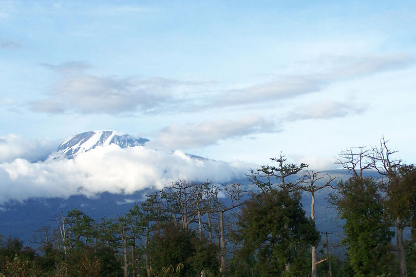 View of Mount Kilimanjaro During the rainy season, Best time to ascend  Kilimanjaro