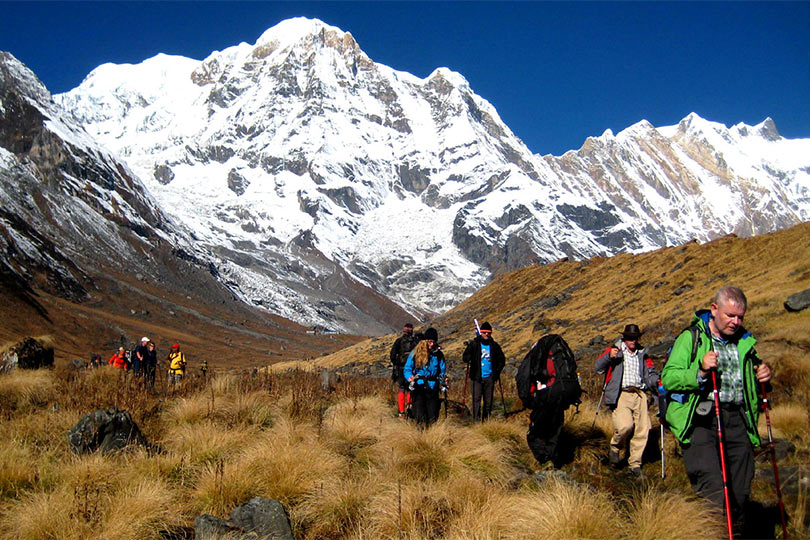 Crowds encountered in the Annapurna Base Camp Trail