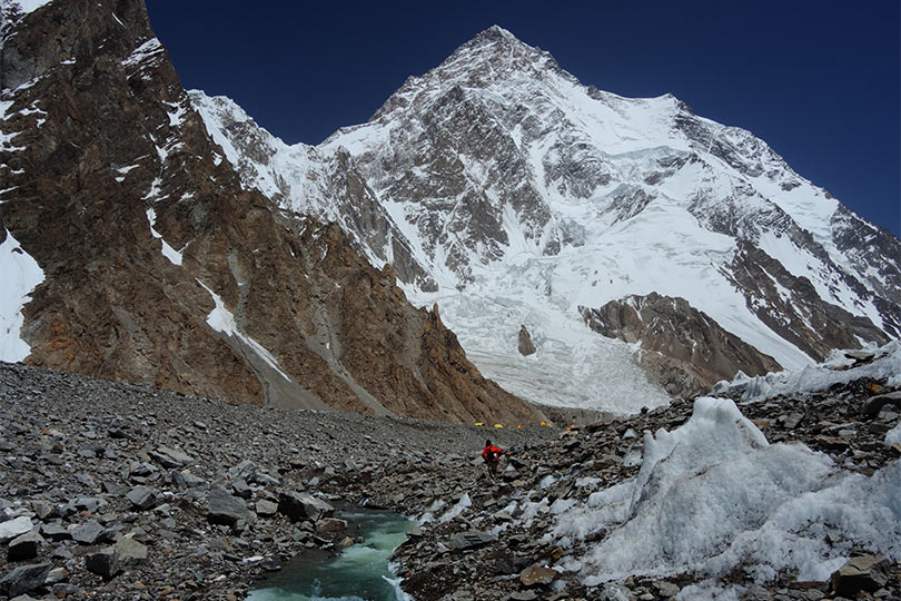 Approaching Mount K2 Base Camp; one of the 7 most popular treks in the himalayas