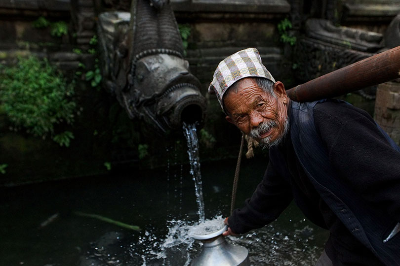 Photo representing multi-ethnic, multi-lingual and multi-religious nature of Nepal