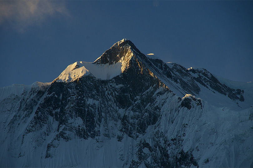 Mount Dhaulagiri one of the 14 highest peaks in the world