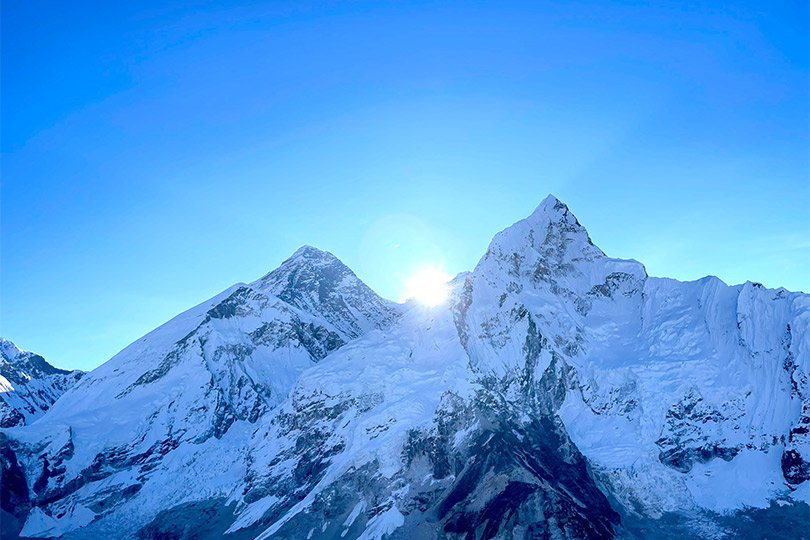 Sunrise seen from Kala Patthar