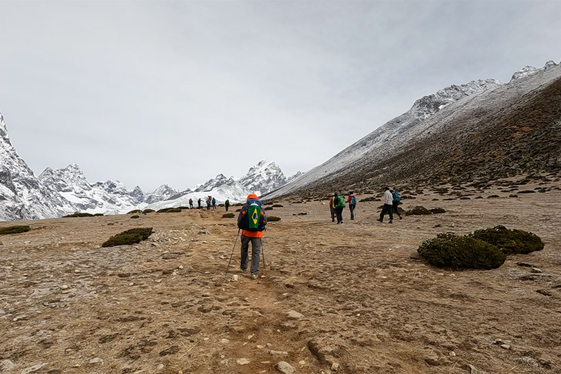 Walking in the Himalayas