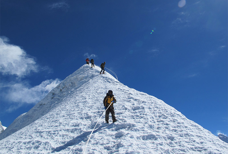 Near Island Peak Top