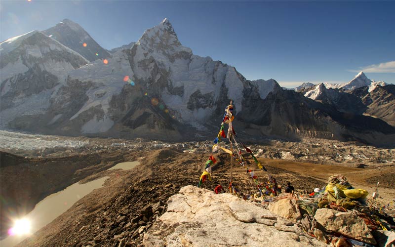 view of mount everest and nutpse