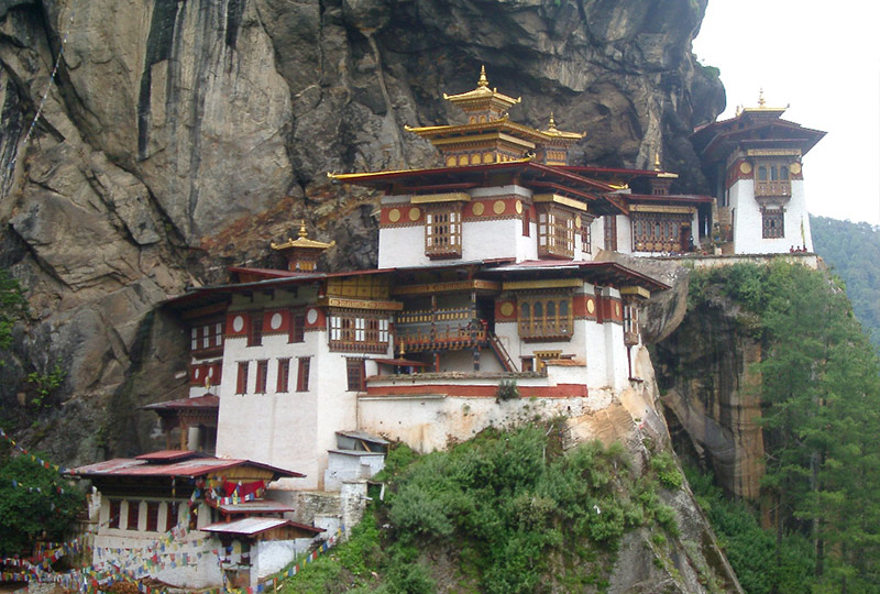 Tiger's Nest Monastery in Bhutan during best time to visit in Nepal
