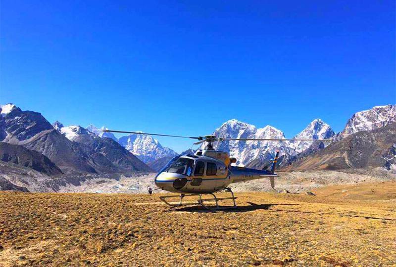 Everest Helicopter Tour; a popular Nepal Luxury Tour